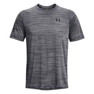 UNDER ARMOUR • Men's Tiger Tech 2.0 Gray Performance Athletic Gym Workout Shirt
